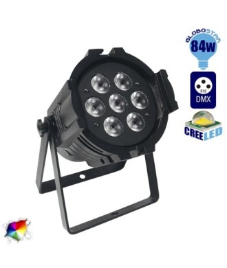Επαγγελματική Κεφαλή PAR LED WASH 84W 230V 30° DMX512 RGBW GloboStar 51112
